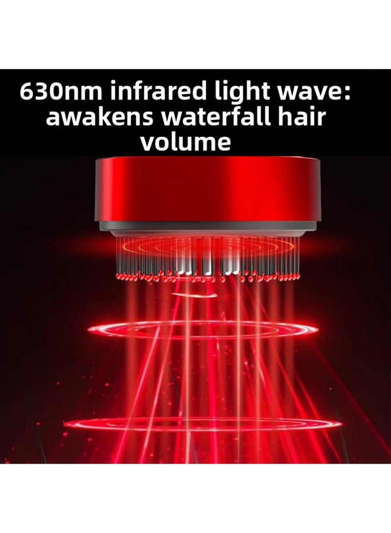 Bincoo Electric Massage Comb, Vibration Red Light Therapy, Hair Growth Massage Scalp Brush Anti Hair Loss Liquid Oil Applicator for Men and Women, Ipx7 Waterproof - Image 5